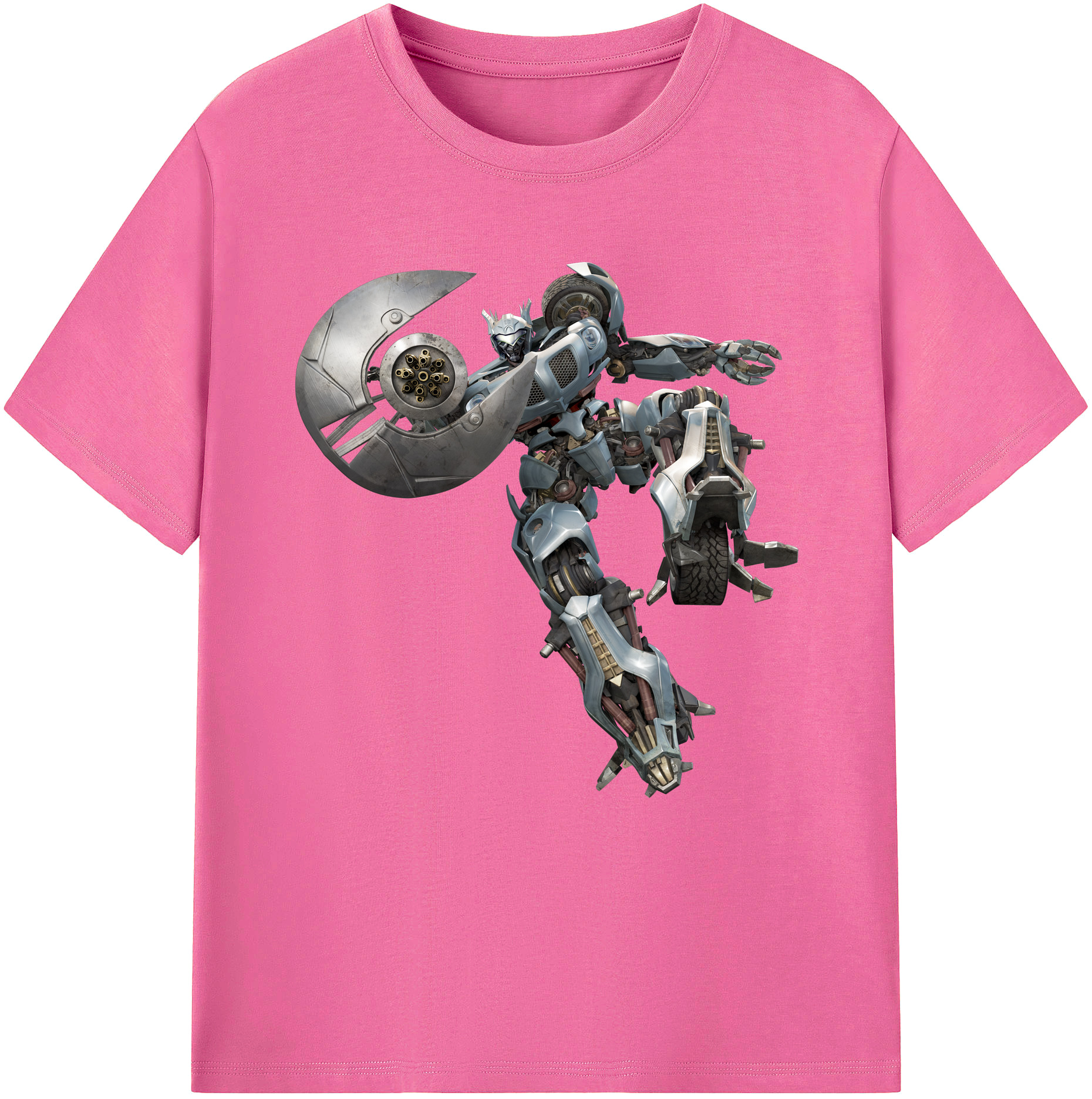 （画像用）  レディースカジュアルプリントTシャツ（綿100％）
